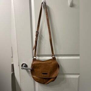 FRYE Brown Leather Crossbody Bag